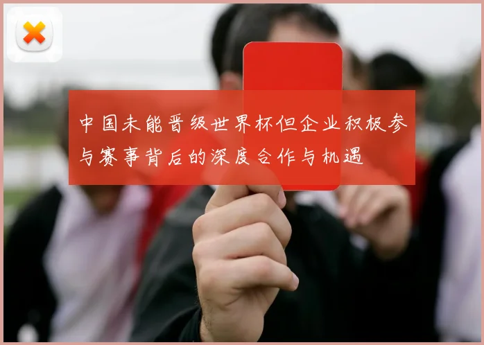 中国未能晋级世界杯但企业积极参与赛事背后的深度合作与机遇